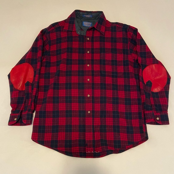 Vintage Pendleton wool flannel shirt size medium - Picture 1 of 11